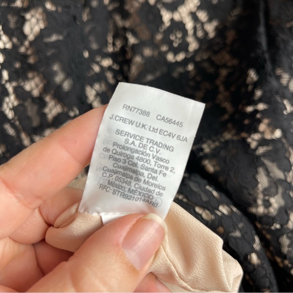 J. Crew Black Lace Midi Dress NWT - Picture 10 of 11